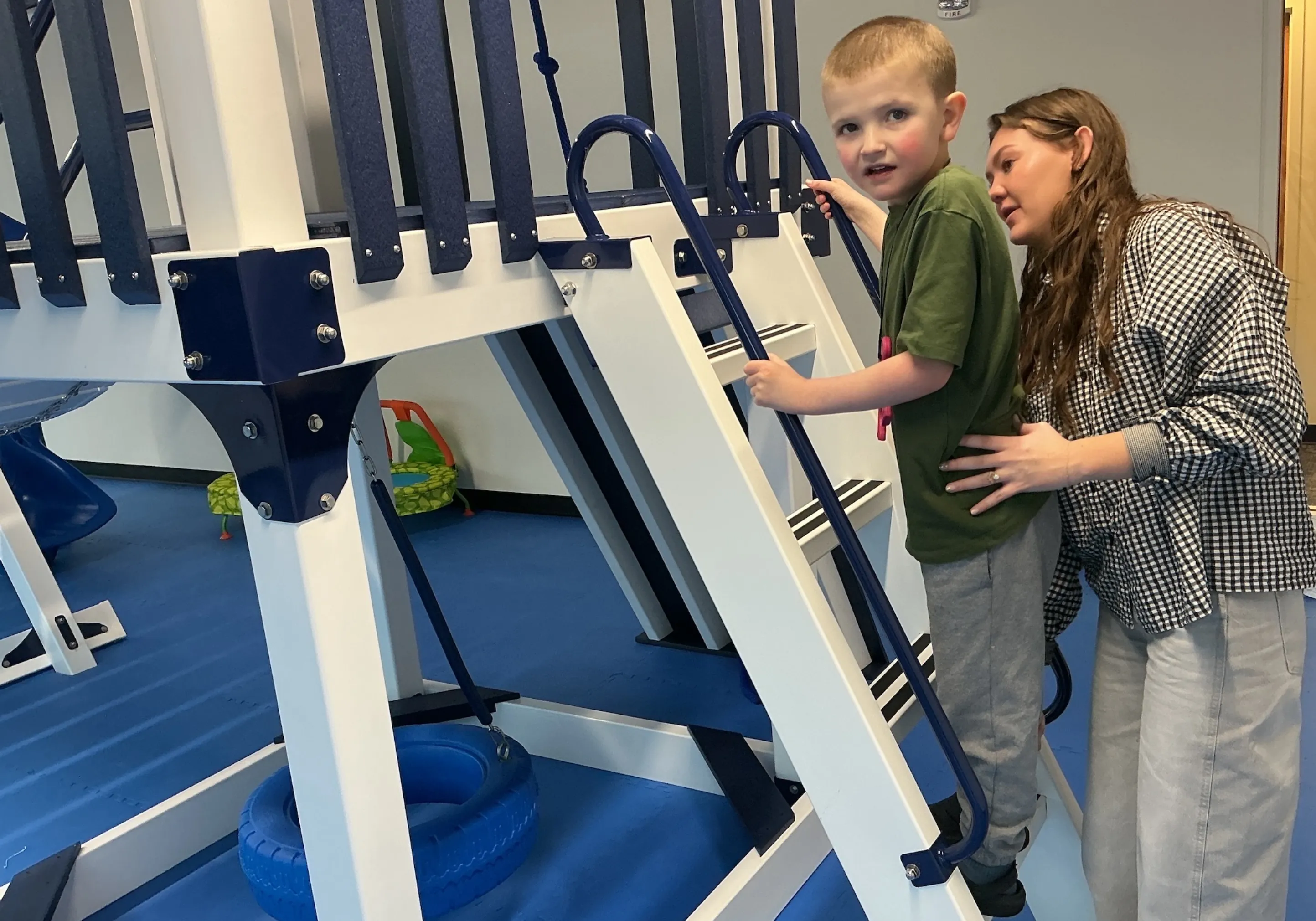 Full indoor playground at Autism Centers of Utah