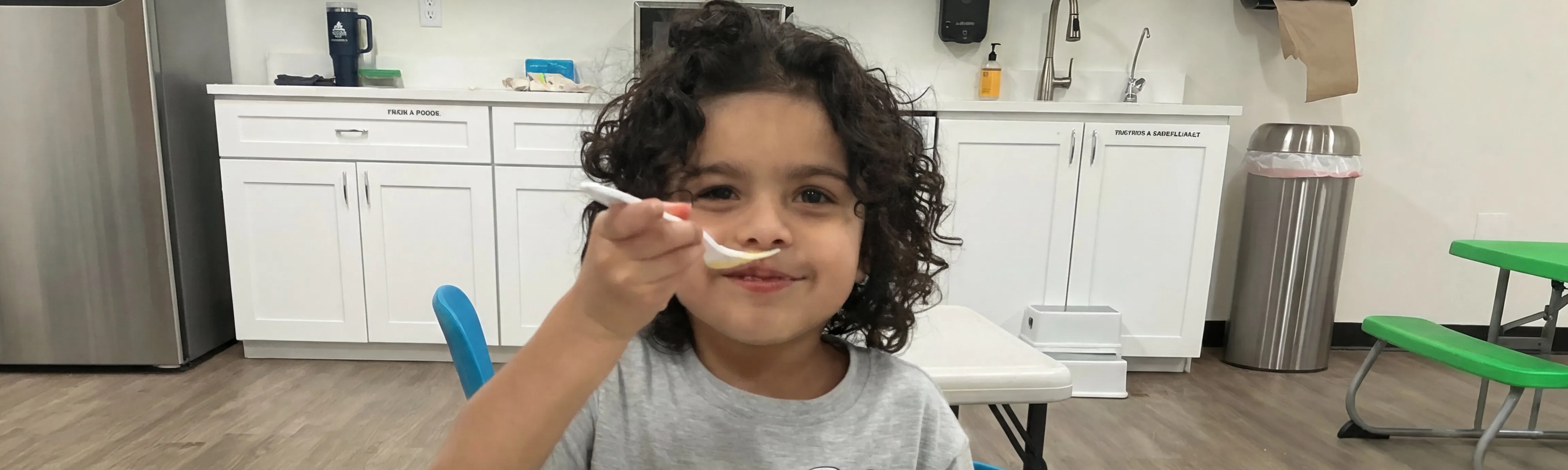 Child in a feeding therapy session at Autism Centers of Utah