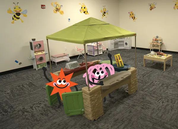 Occupational therapy sensory play room at Autism Centers of Utah