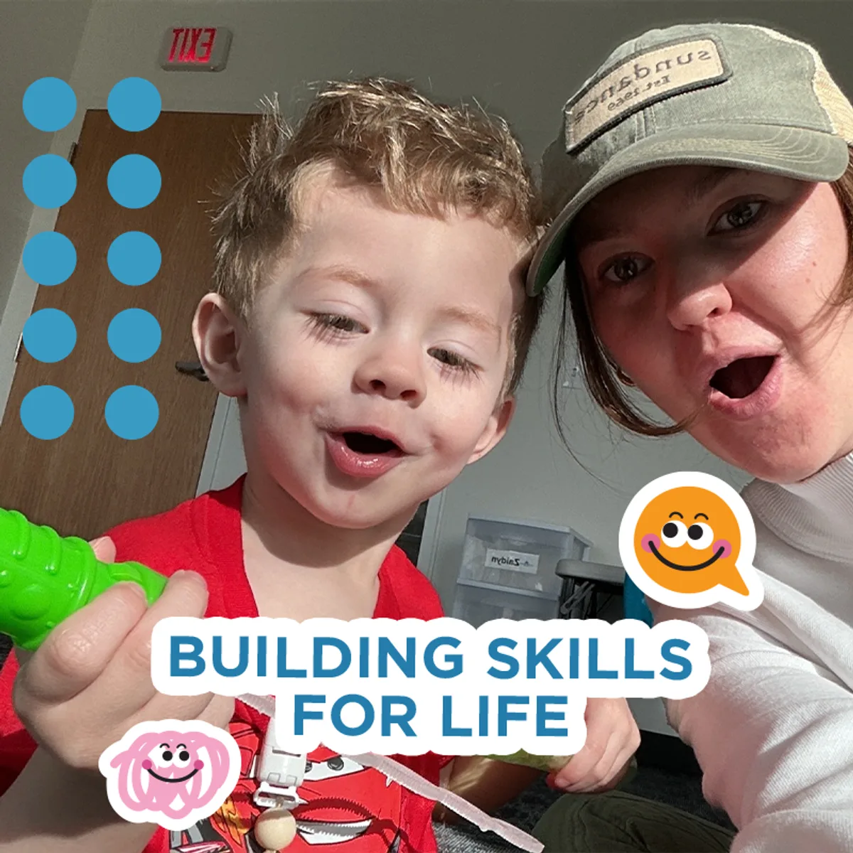 A therapist and child playing together at Autism Centers of Utah