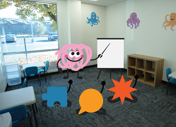 best-aba-therapy-provider-sandy-utah-autism-support Learning and play-based therapy room designed for autism treatment in Sandy, Utah